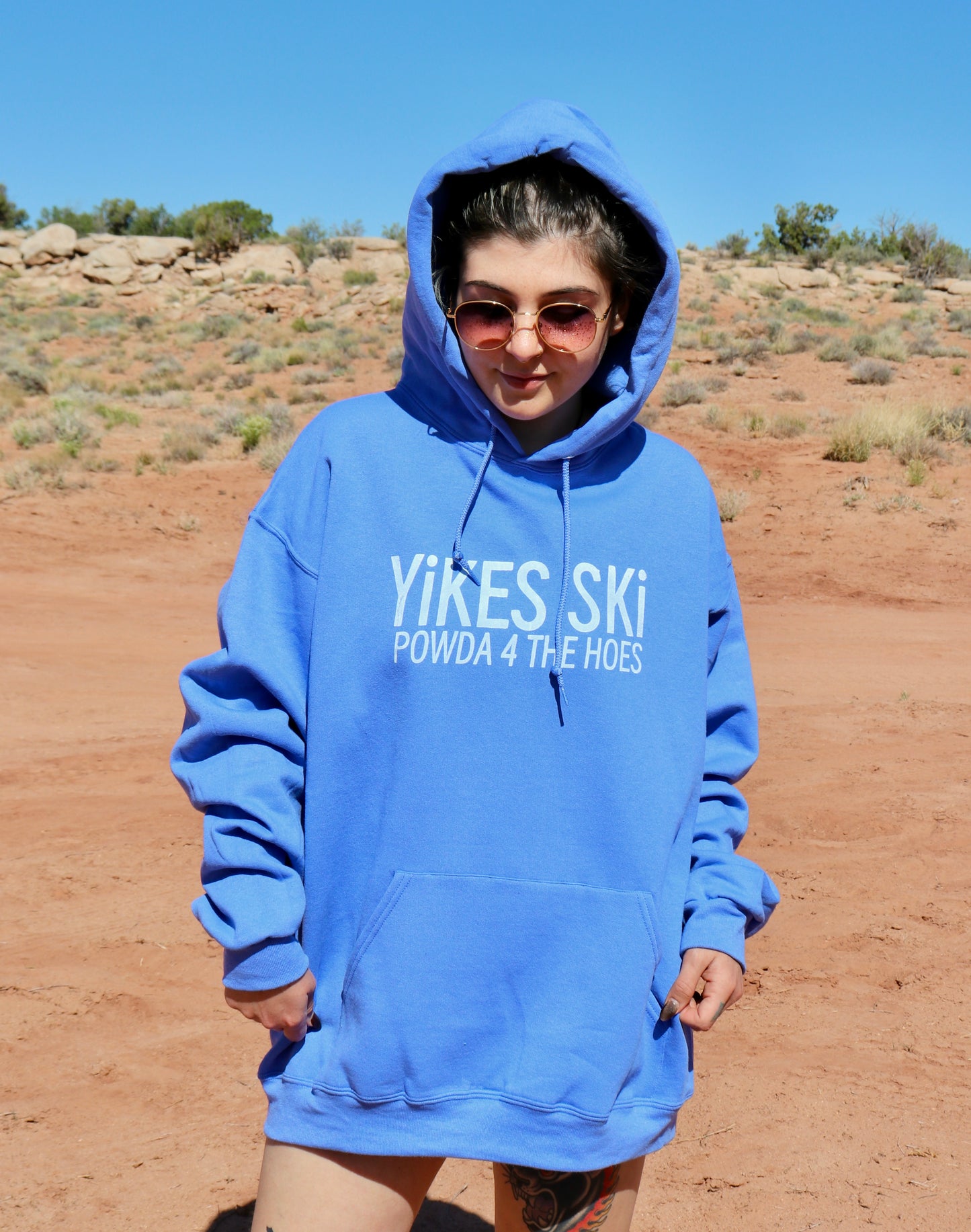 Blue ‘Powda 4 the Hoes' Hoodie