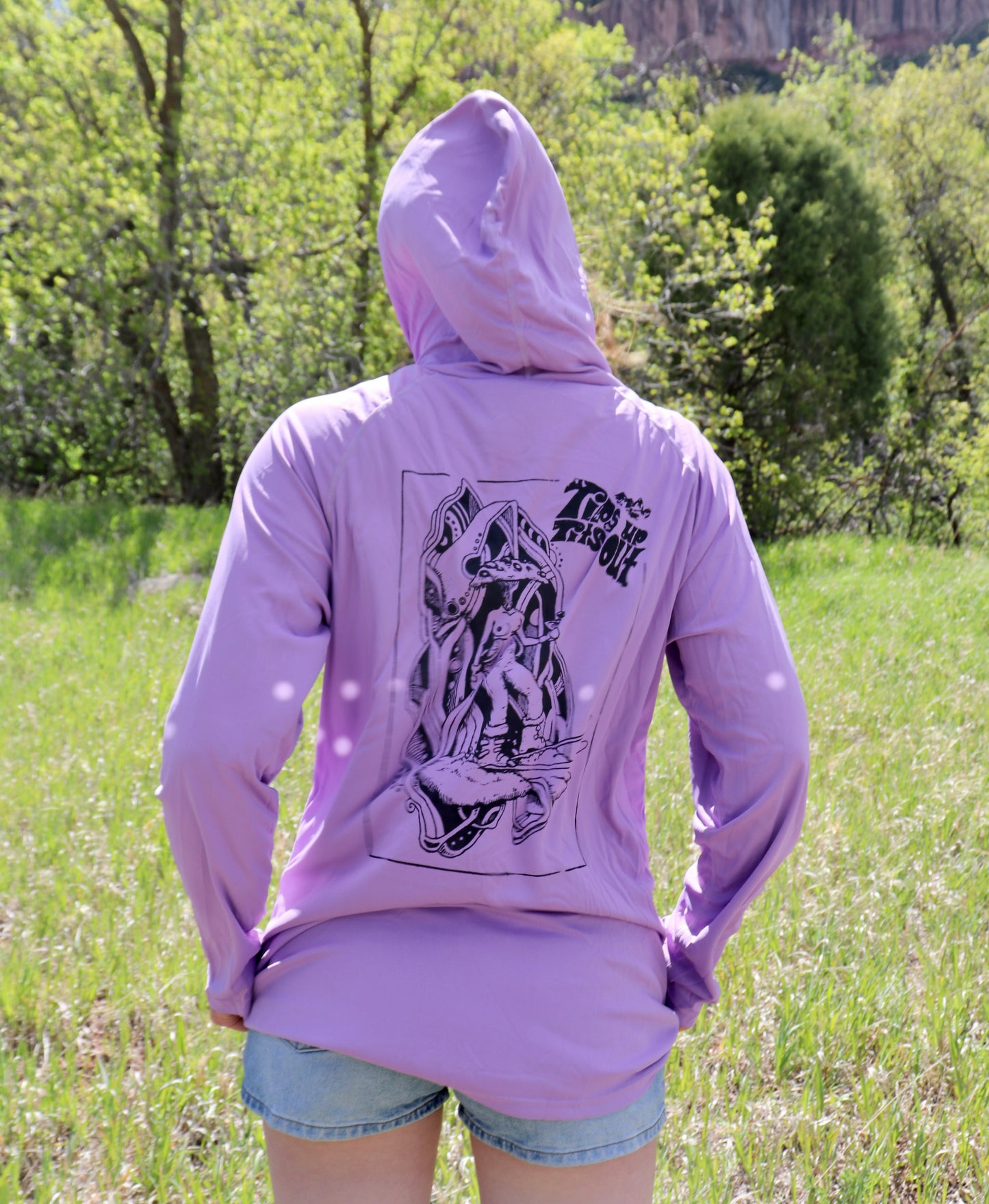 Purple ‘Confidence Baby’ Sunshirt