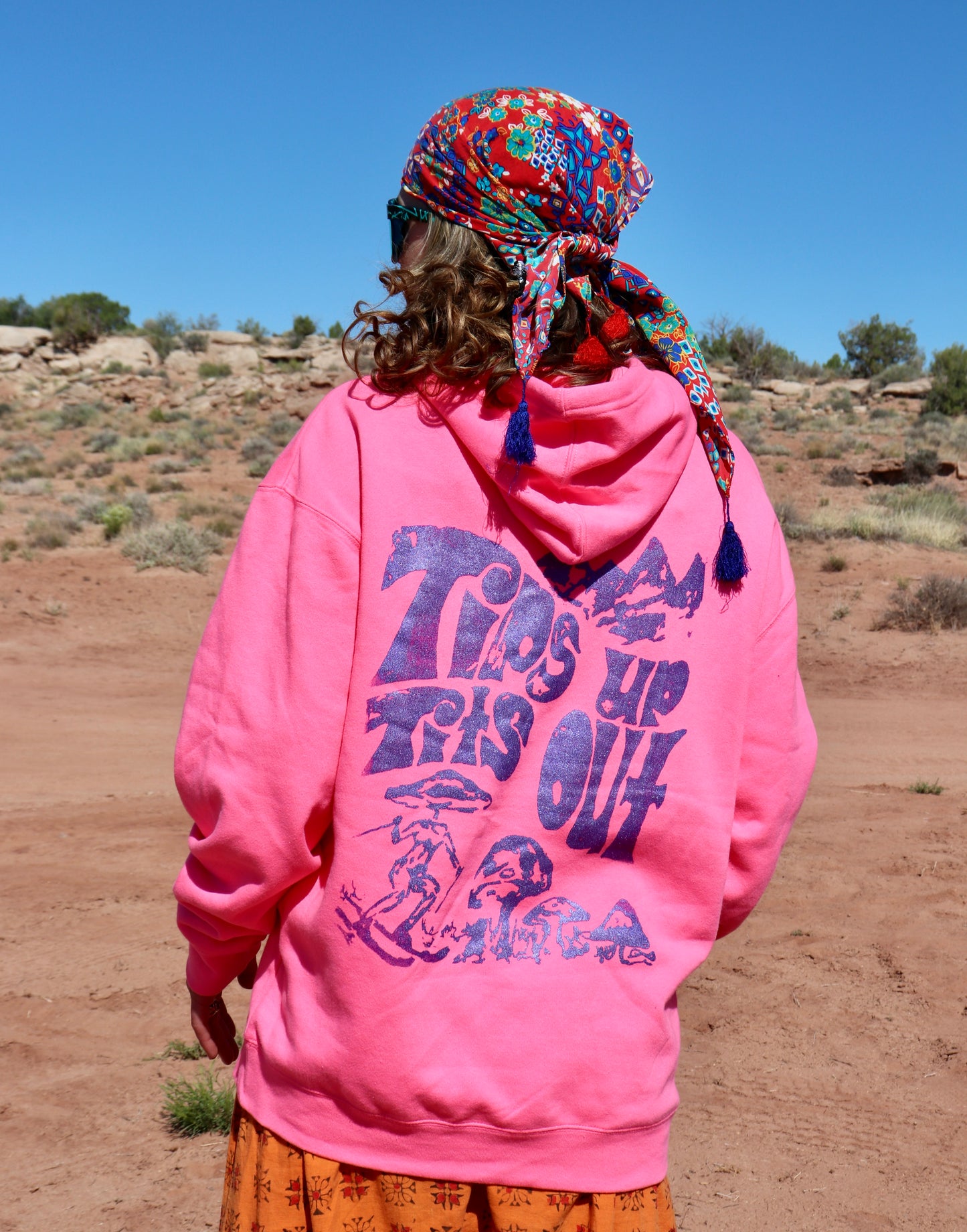 Pink ‘Tips Up Tits Out’ Hoodie