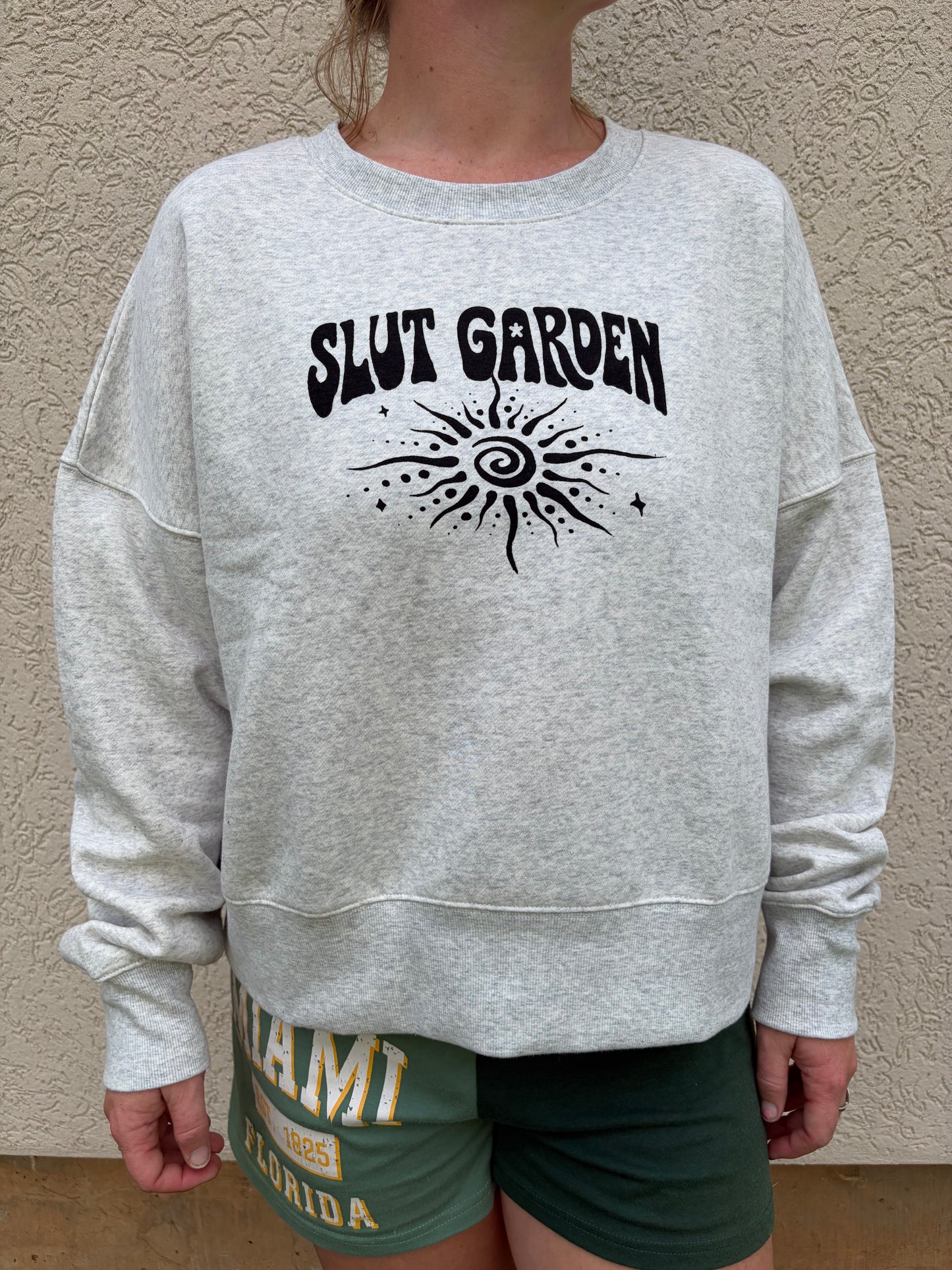 Heather ‘Slut Garden’ Crewneck