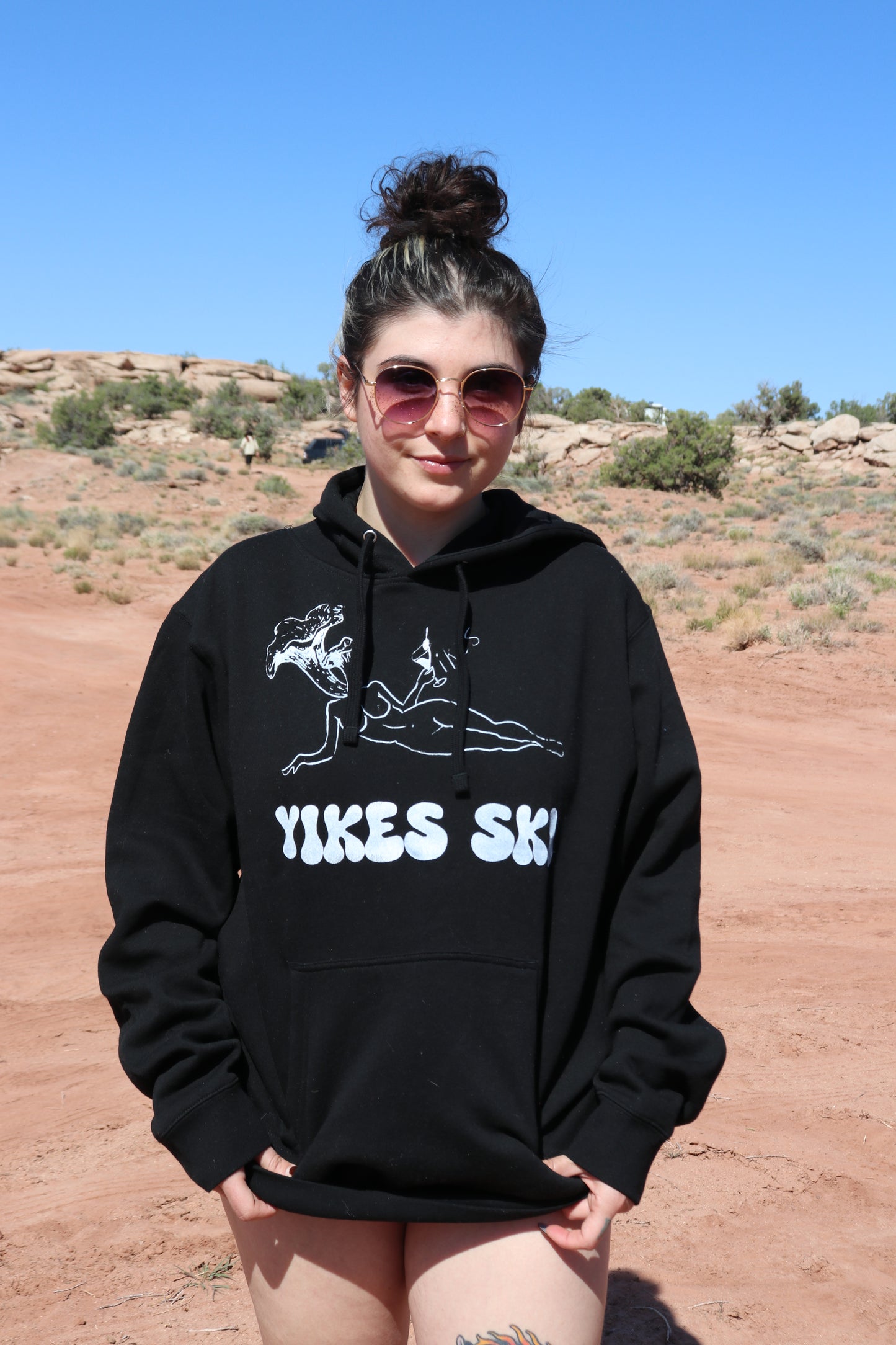 Black ‘Fuzzy with Daddy’ Hoodie