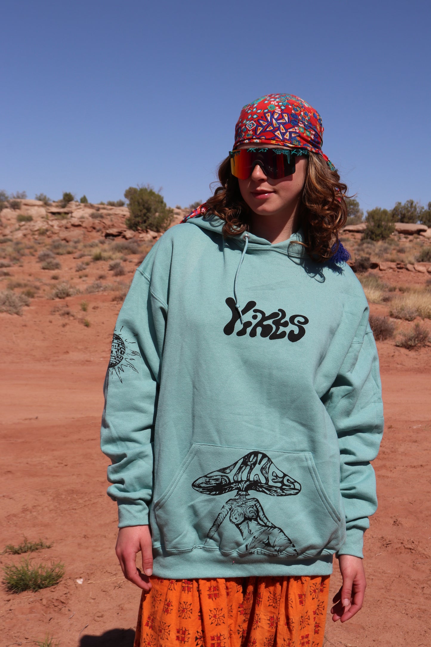 Sage/Black ‘Fuzzy with Daddy’ Hoodie