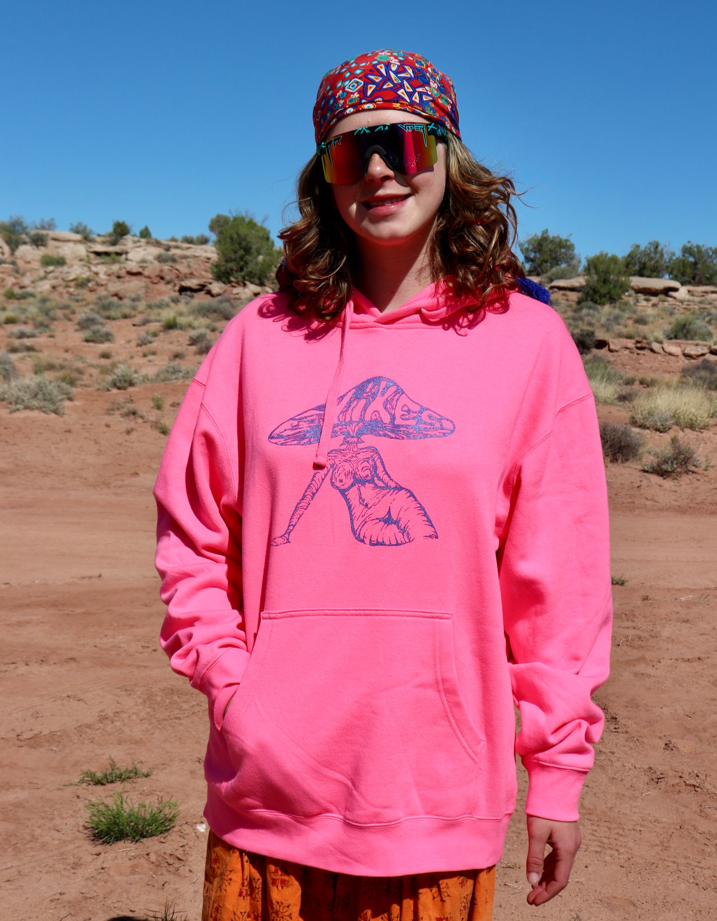 Pink ‘Tips Up Tits Out’ Hoodie
