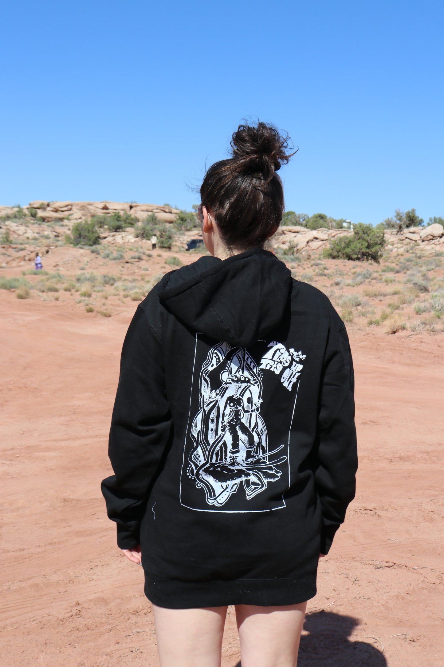 Black ‘Fuzzy with Daddy’ Hoodie