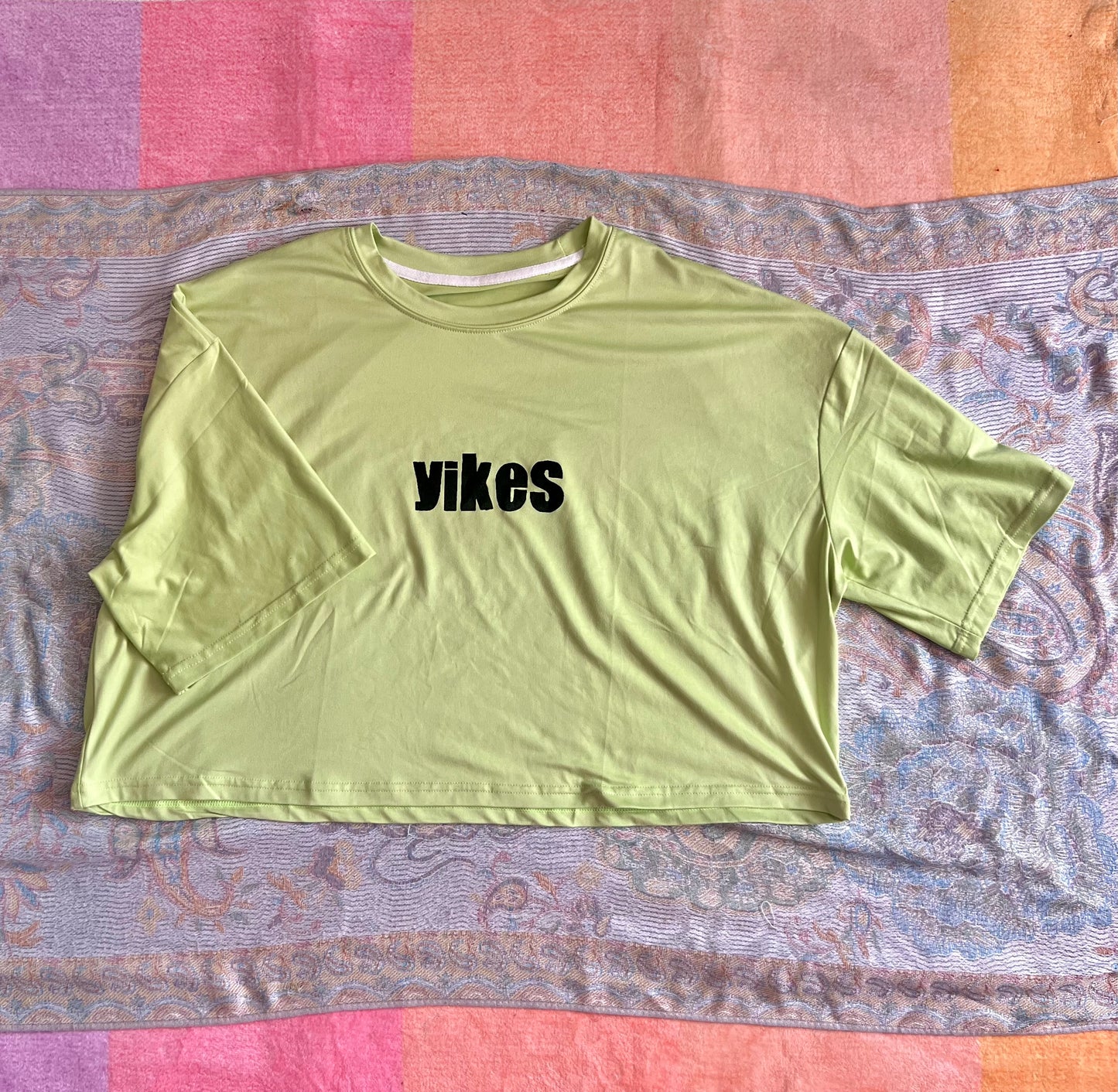 BF Special- Green ‘Sun Buns’ Cropped Tee