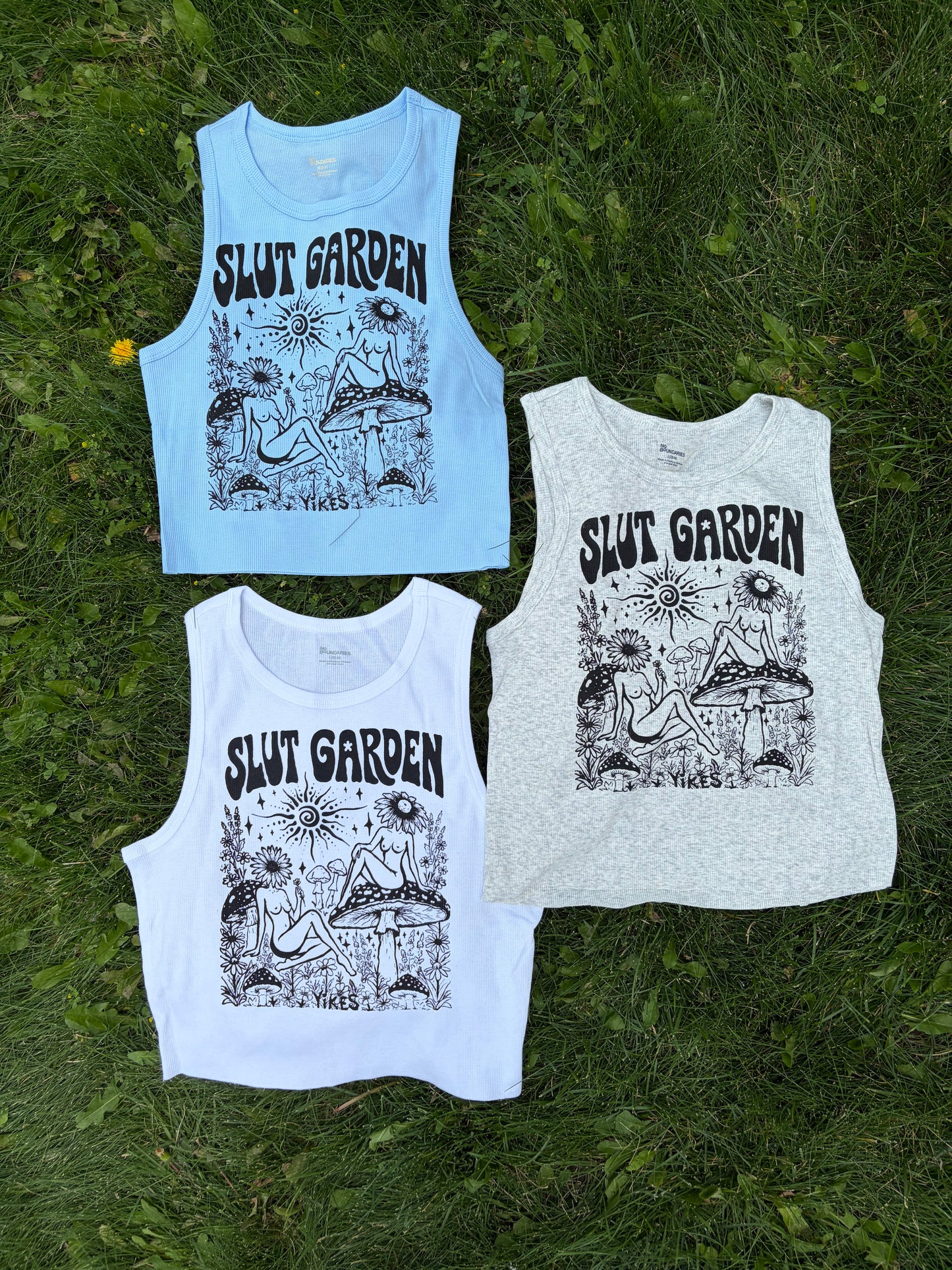 High Neck Slut Garden Tanks