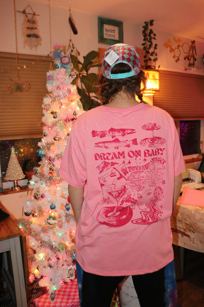 XXL Coral ‘Dream on Baby’ Tee