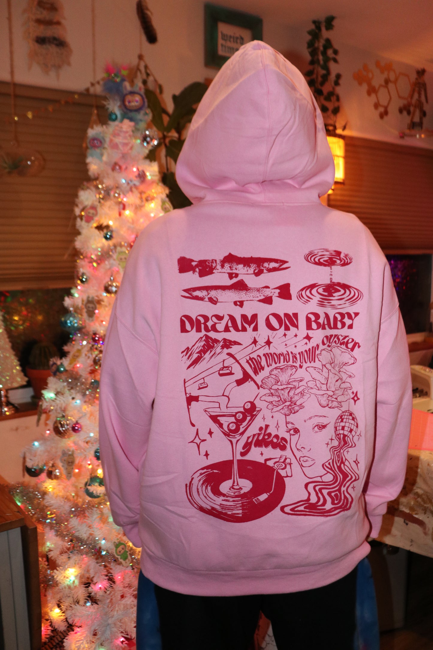 Pink ‘Dream on Baby’ Hoodie
