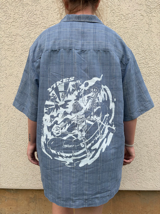 *SALE* Large ‘River Seaman’ Blue Button Up
