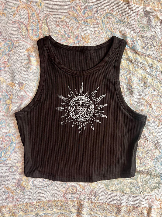 BF Special- Black Disco High Neck Tank