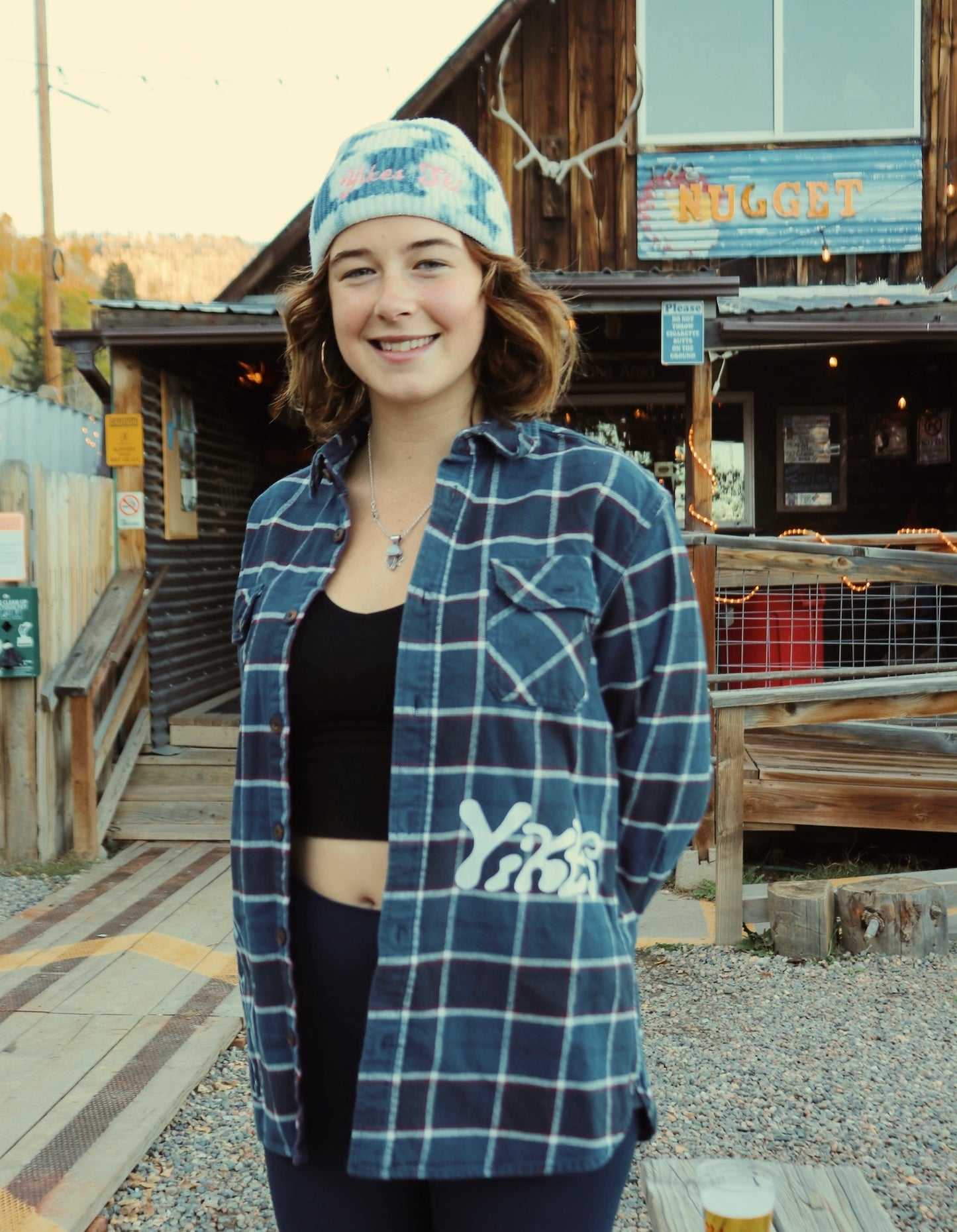 Blue & White Flannel