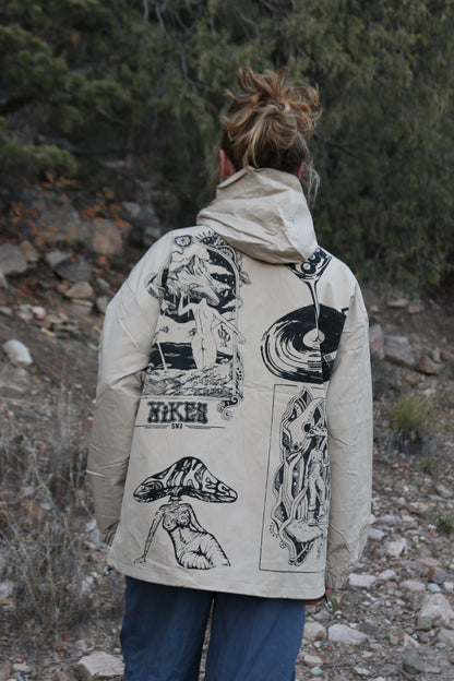 Tan Light Shell Multiprint