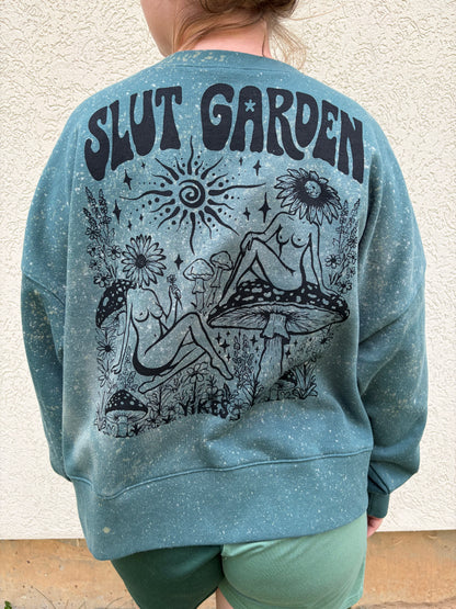 Green ‘Slut Garden’ Crewneck